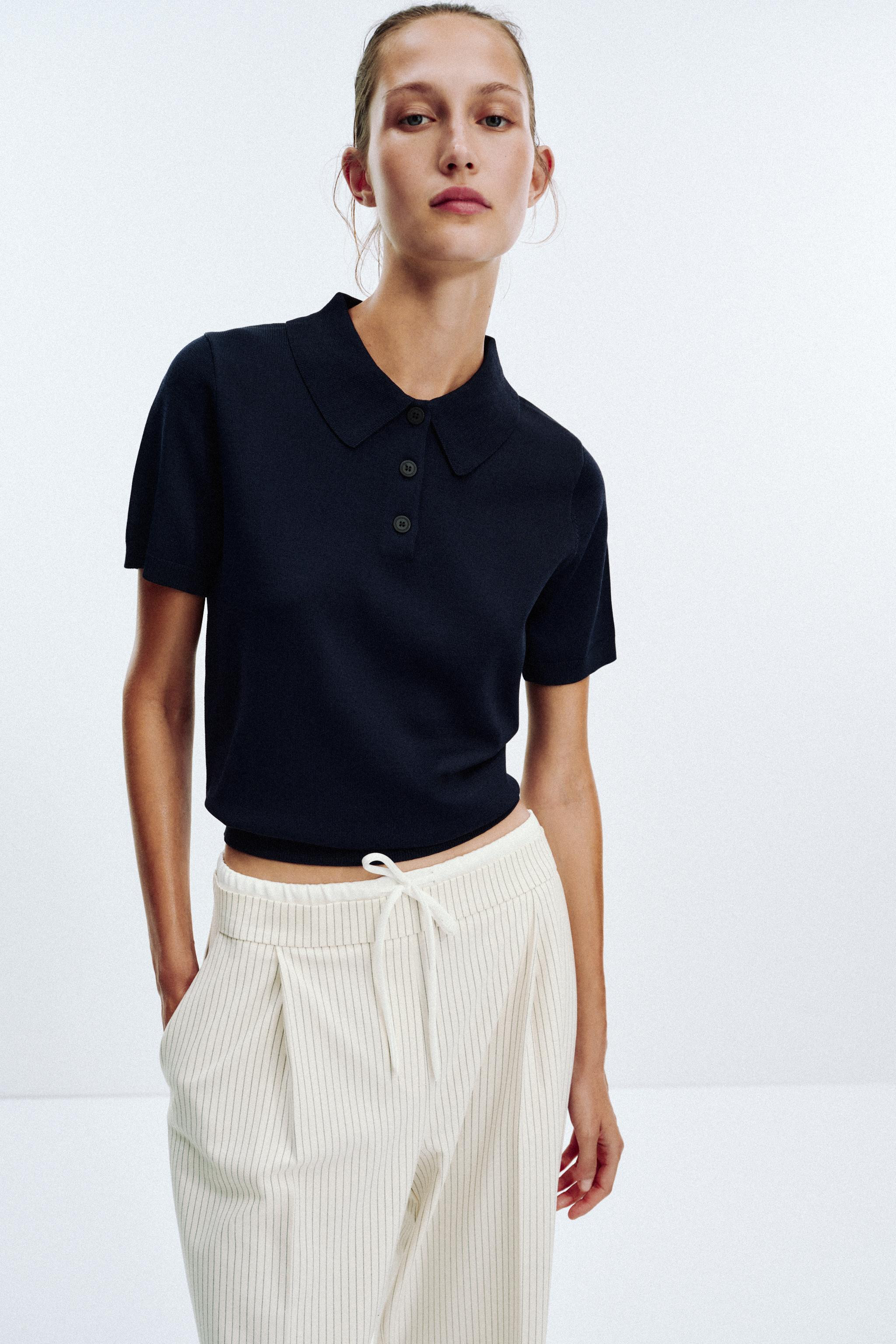 DOUBLE WAIST WIDE LEG PANTS | Zara US