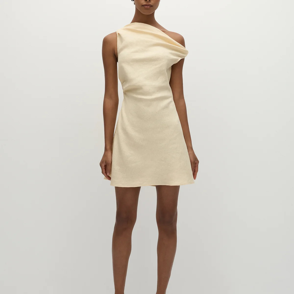 Suis Mini Dress Butter - Final Sale | Faithfull (AU)