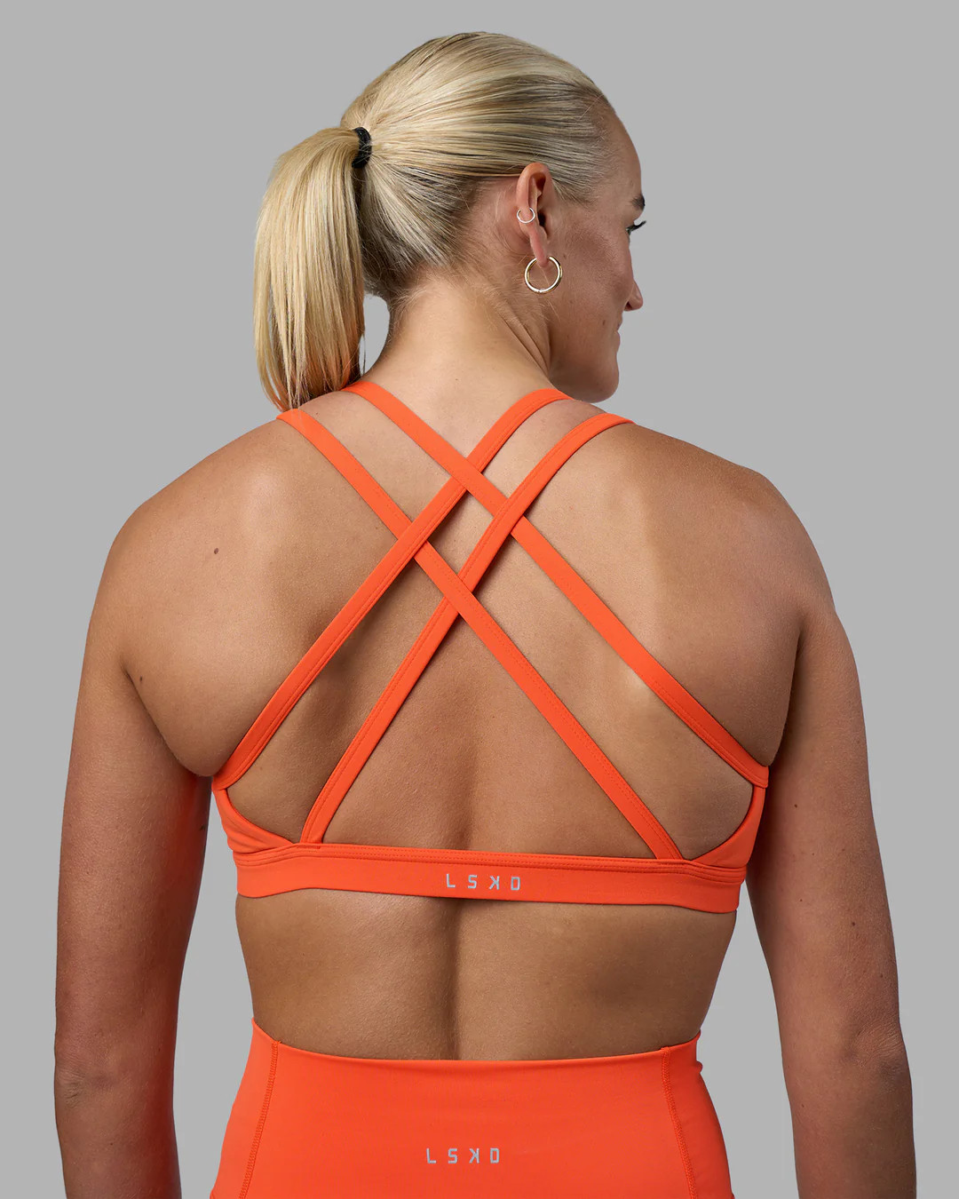 Velocity Sports Bra - Ultra Orange | LSKD | LSKD