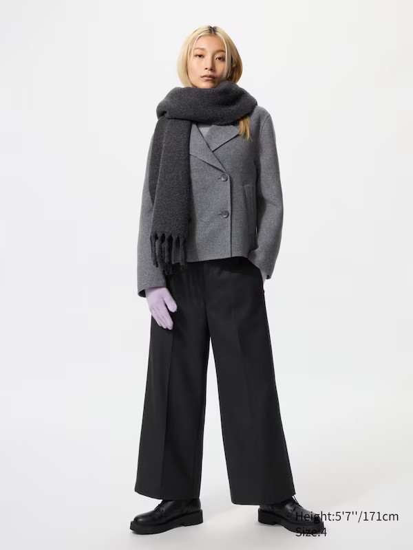 Wide Cropped Trousers | UNIQLO (UK)