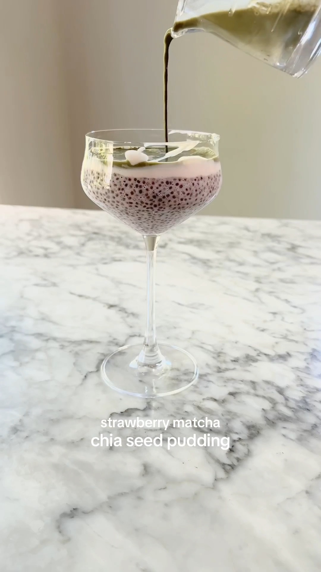 Strawberry matcha chia seed pudding is so good and the perfect swap if you don’t want eggs! #matcha #chiaseed #chiapudding #breakfast #morningrecipes #recipes 

#LTKFamily #LTKWatchNow #LTKHome