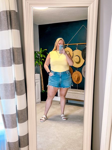 Score big with the A&F shorts sale...

If you’ve had your eyes on these shorts, now is the time to snag a pair! Sizing from 000 up to a plus 24 - so very size inclusive and all Jean styles come in both standard and curve love. Curve love gives extra in hips and thighs… in the jean shorts I actually prefer the non-curve love because the thigh area is way too big in that style for me. So I size up to a 35 but got the non curve love in these. Wearing an XXL in the top

#LTKSaleAlert #LTKSeasonal #LTKPlusSize