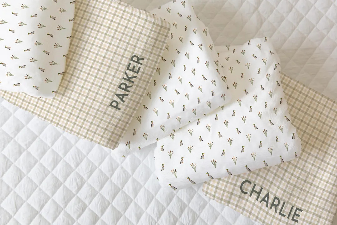 Personalized Mallard Duck Baby Name Blanket Duck Hunter Baby Blanket Personalized Duck Baby Blank... | Etsy (US)