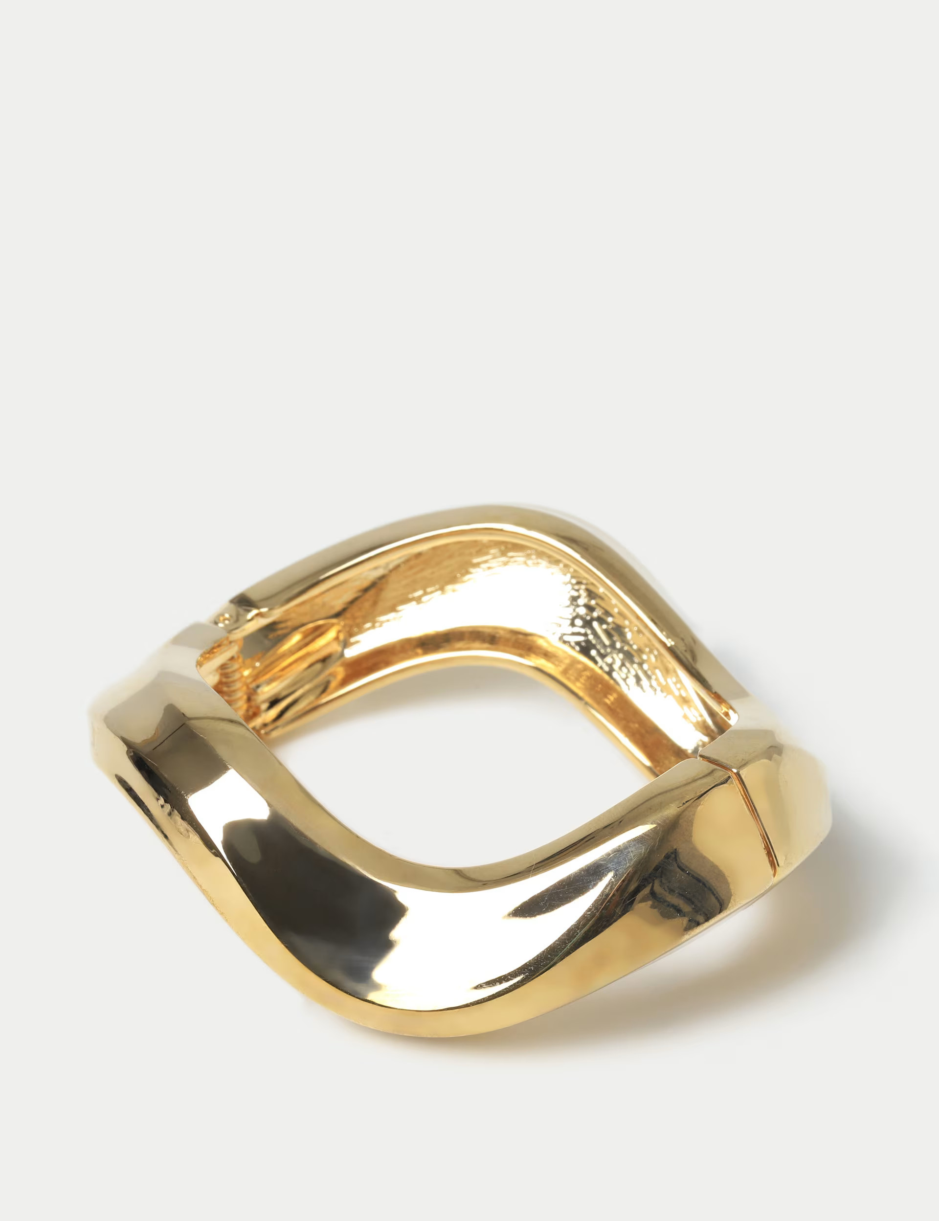 Gold Tone Chunky Wave Bangle | Marks & Spencer (UK)