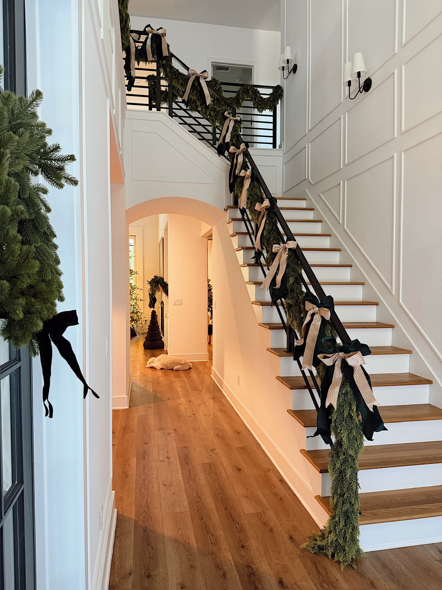 A moment for our Christmas staircase garland! 

#LTKHome #LTKSeasonal #LTKHoliday