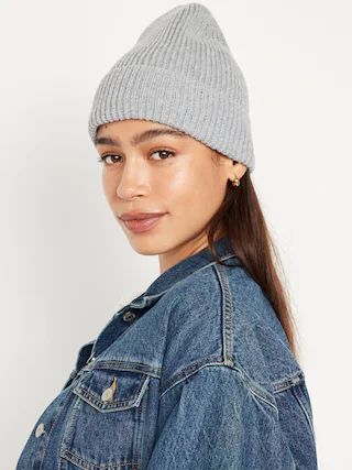 Gender Neutral Wide Cuff Beanie Hat for Adults | Old Navy (US)