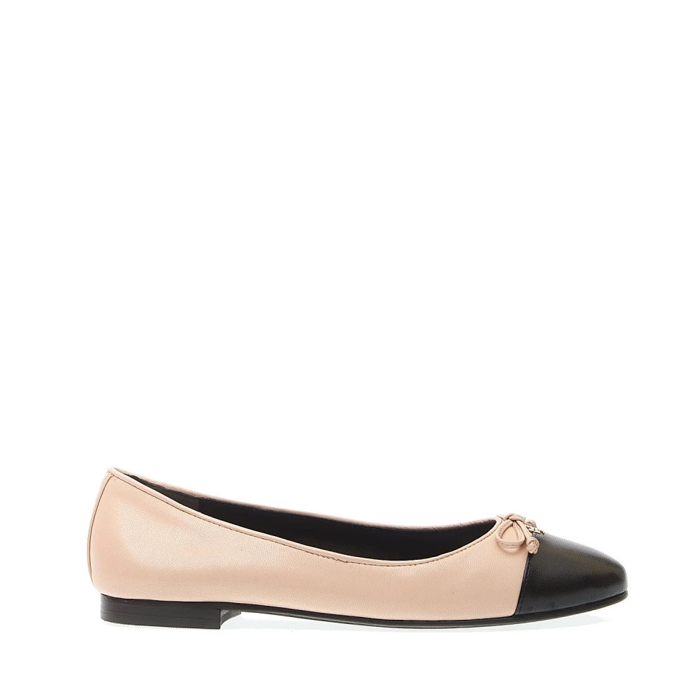 Tory Burch, Ballerina Shoes, female, Beige, 5 1/2 UK, Cap-Toe Ballet | Miinto UK Ltd