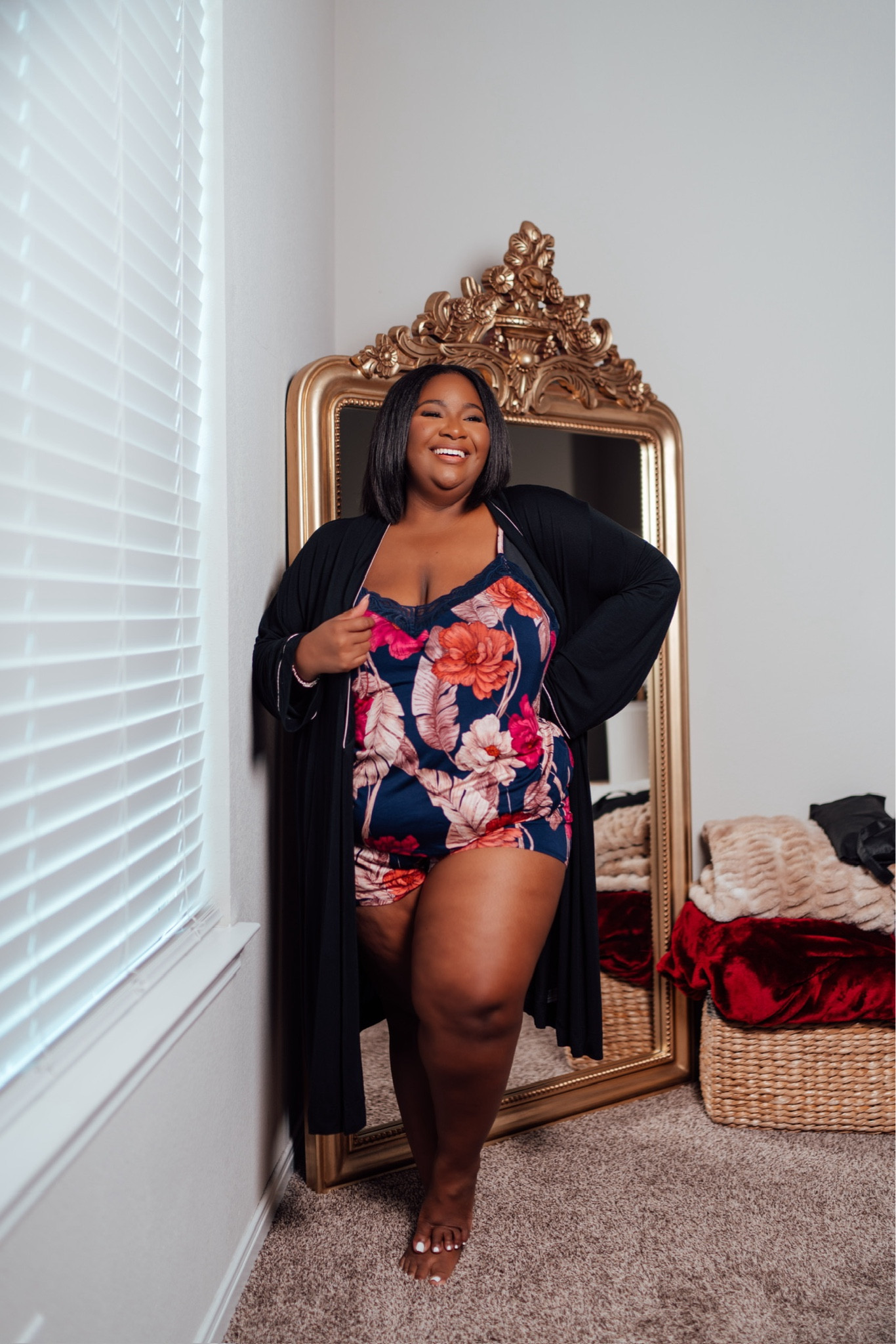 Walmart plus side pajamas under $17. Has a ton of stretch. I’m wearing a size 3x

#LTKStyleTip #LTKHome #LTKPlusSize