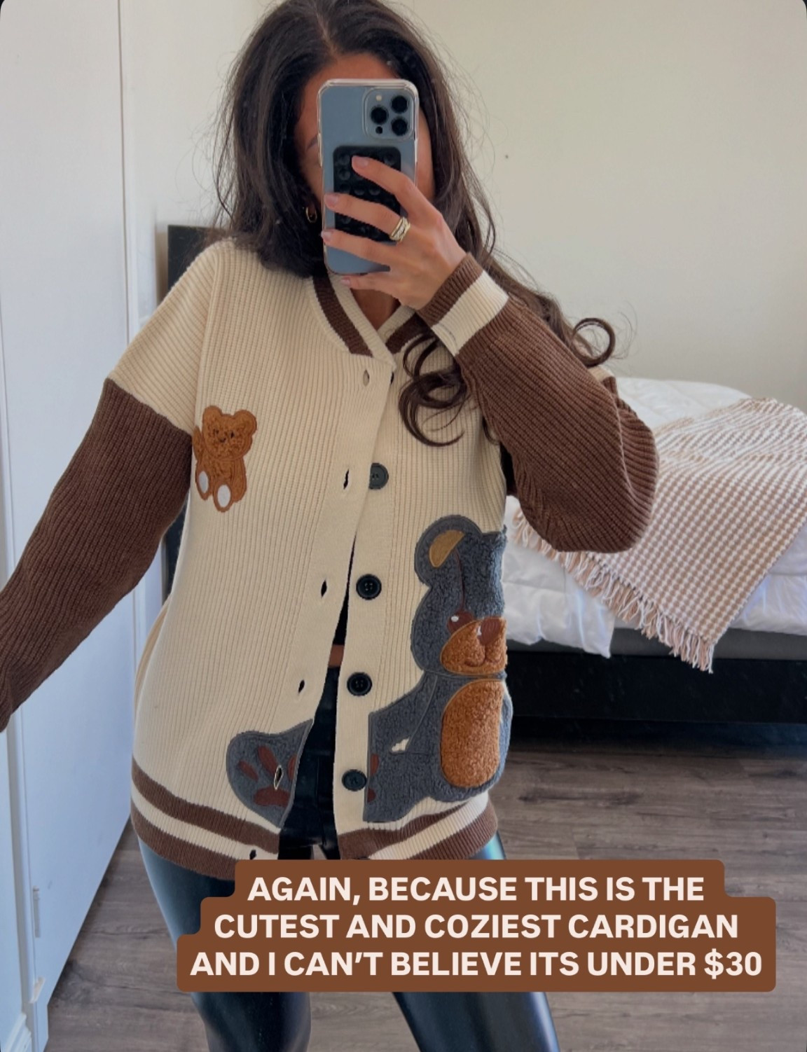 Love this cozy and cute cardigan! 

#LTKStyleTip #LTKSeasonal #LTKFindsUnder50