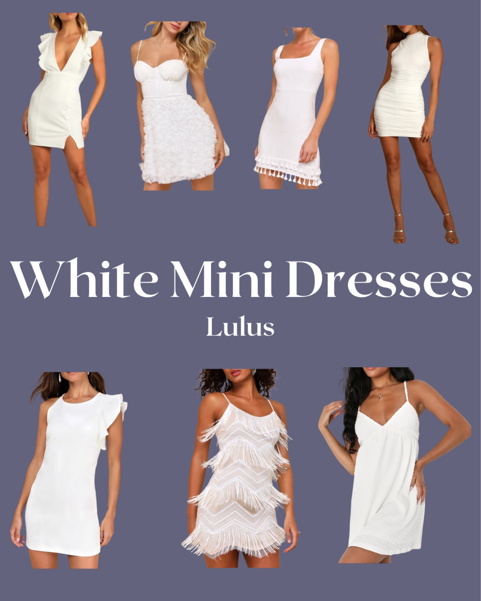 Perfectly curated white mini dresses. These are must haves for the Spring and Summer seasons. White dress, fringe dress, short dress

#LTKSeasonal #LTKwedding #LTKFestival