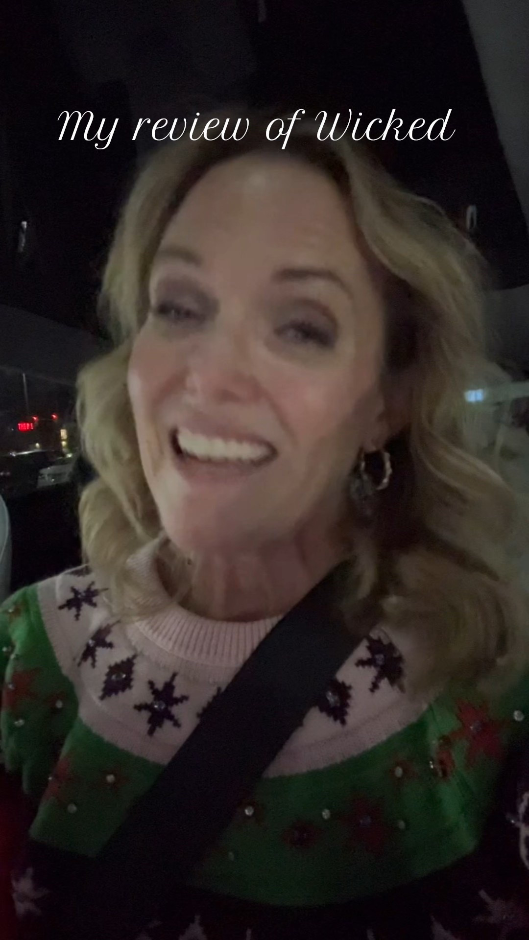 I saw the second half of Wicked tonight. This is what I thought.

And… I got several compliments on this sweater. Here it is 

Sigh… that movie… I’ll be singing ask the way home



#LTKdayinmylife #LTKstorytime #LTKSeasonal