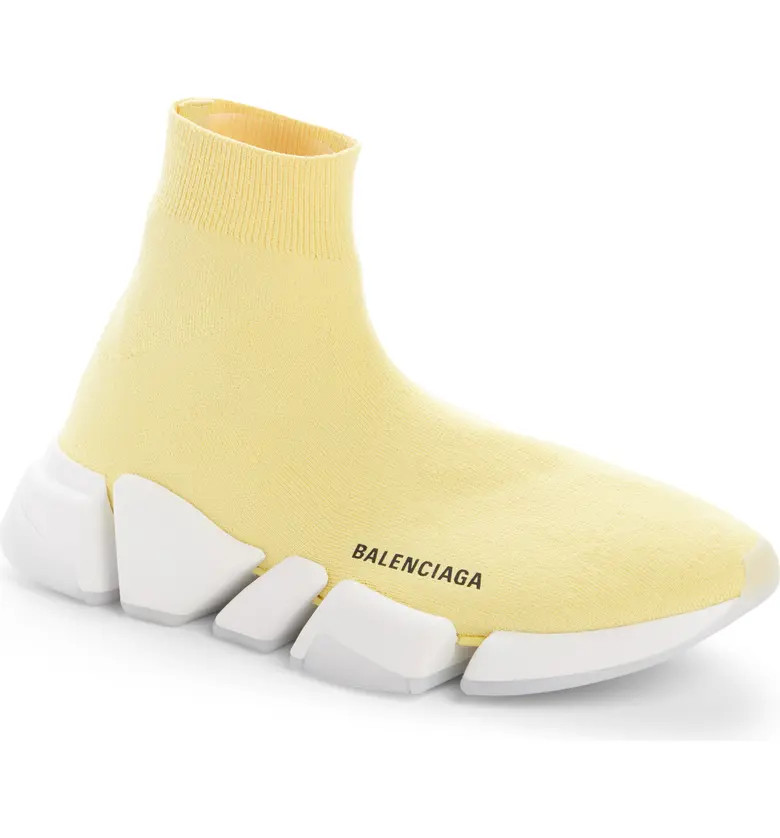 Balenciaga Speed 2.0 Transparent Sole Sock Sneaker | Nordstrom | Nordstrom