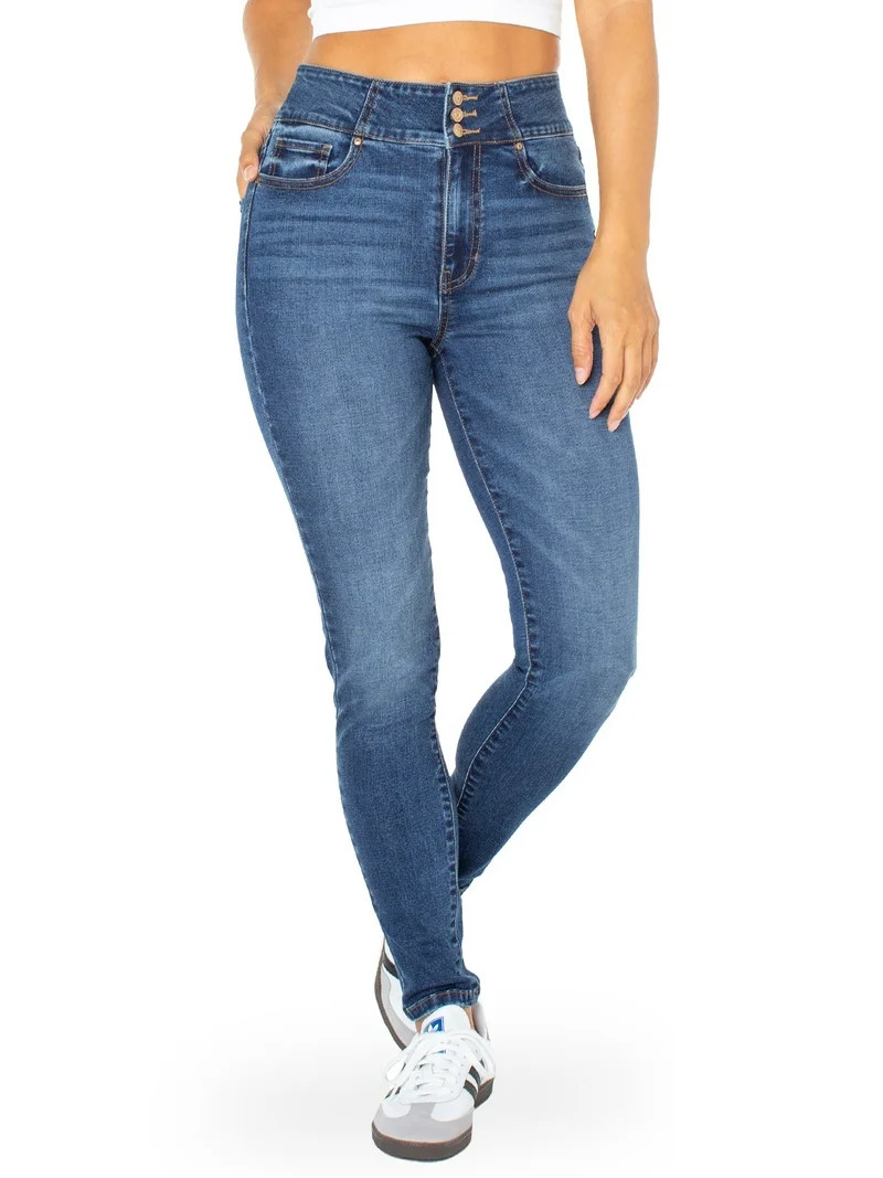 Celebrity Pink Women's Juniors High Rise Skinny, 28" Inseam, Sizes 1-21 | Walmart (US)