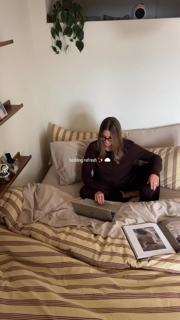 Linking my exact bedding 🤎

#LTKHome #LTKmorningroutine #LTKFindsUnder100