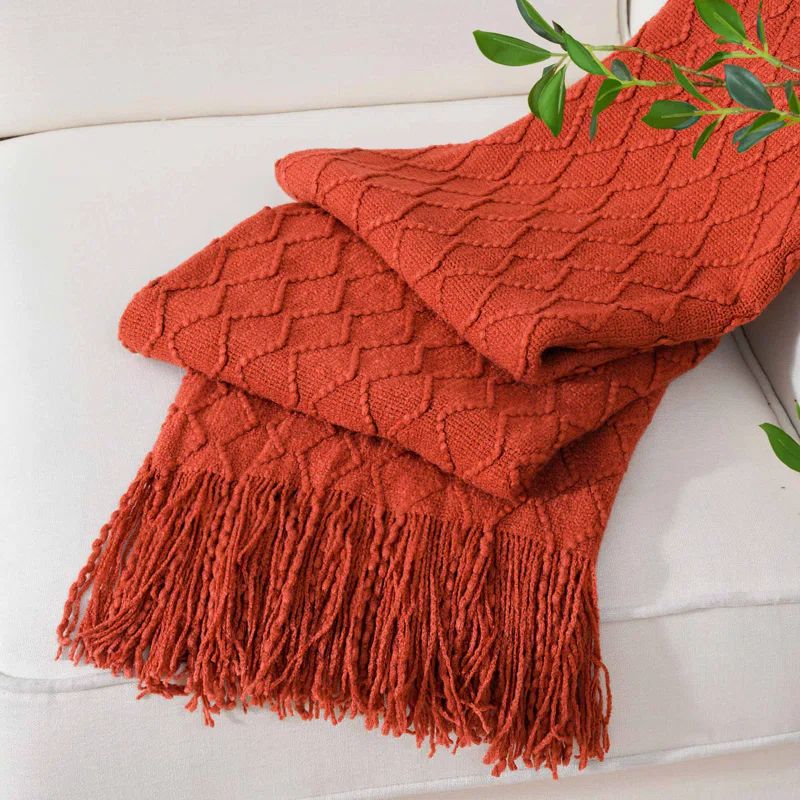 Berton Knitted Throw Blanket | Wayfair North America