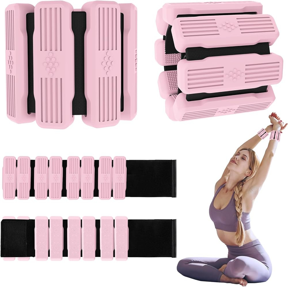 Pilates Wrist & Ankle Weights for Women, Wearable Wrist Weights& Leg Weights Set of 2(1Lbs Each) ... | Amazon (US)