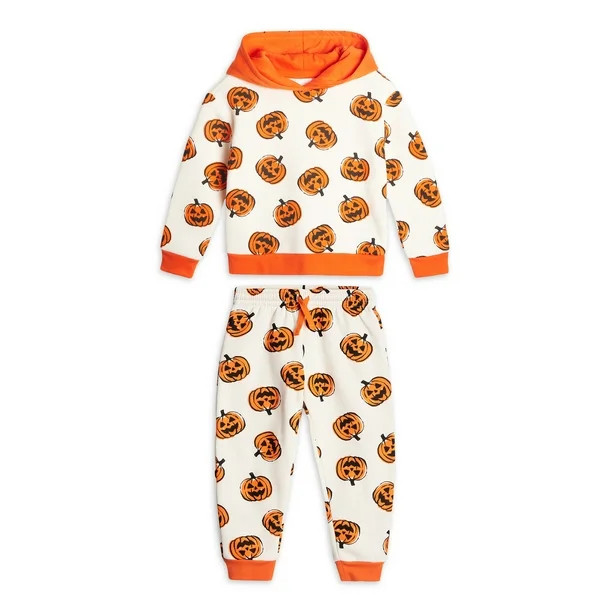 Wonder Nation Toddler Unisex Halloween Fleece Outfit Set, Sizes 2T-5T | Walmart (US)