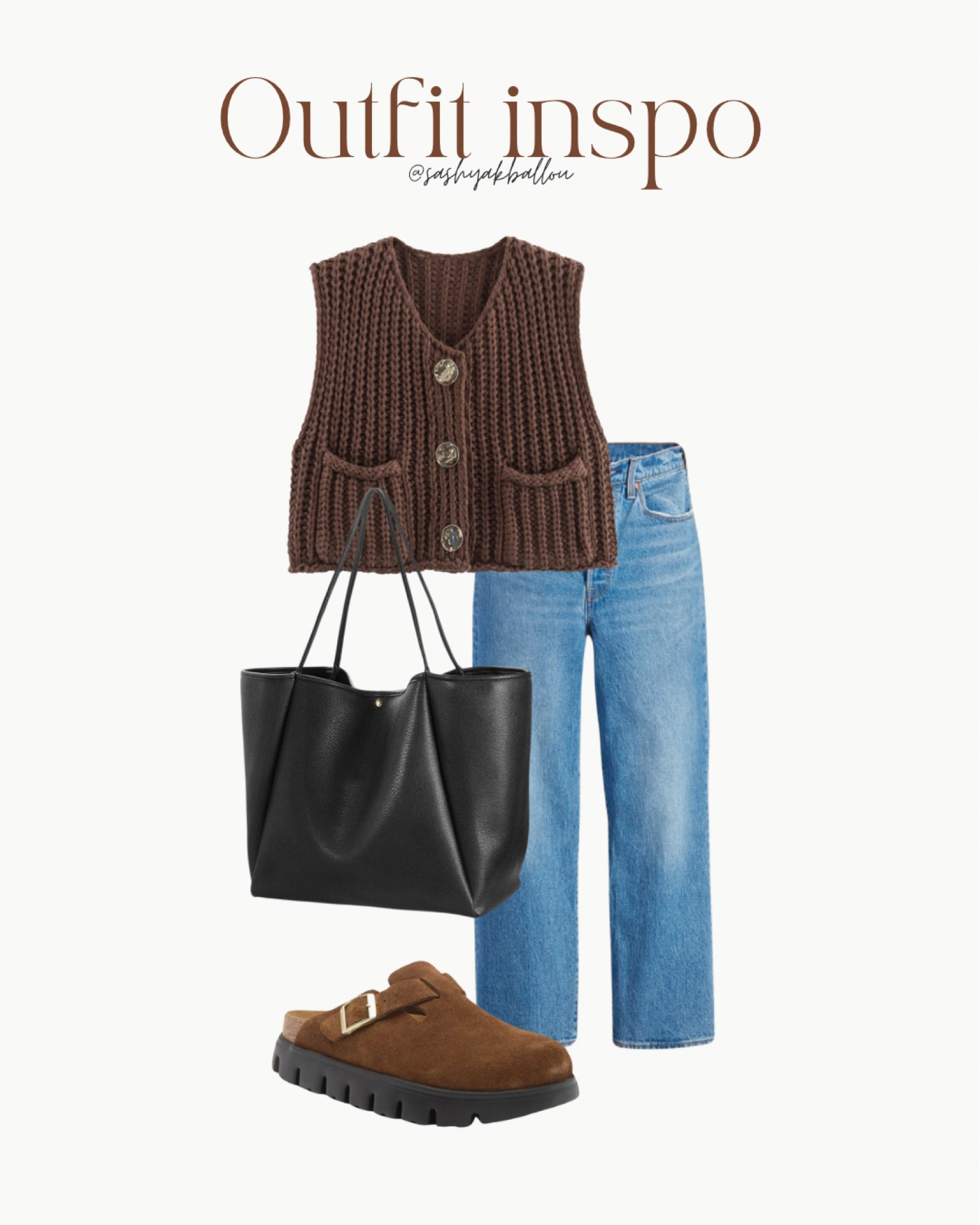 Brown sweater vest outfit inspo


Birkenstock Boston clogs

#LTKFindsUnder50 #LTKShoeCrush #LTKStyleTip