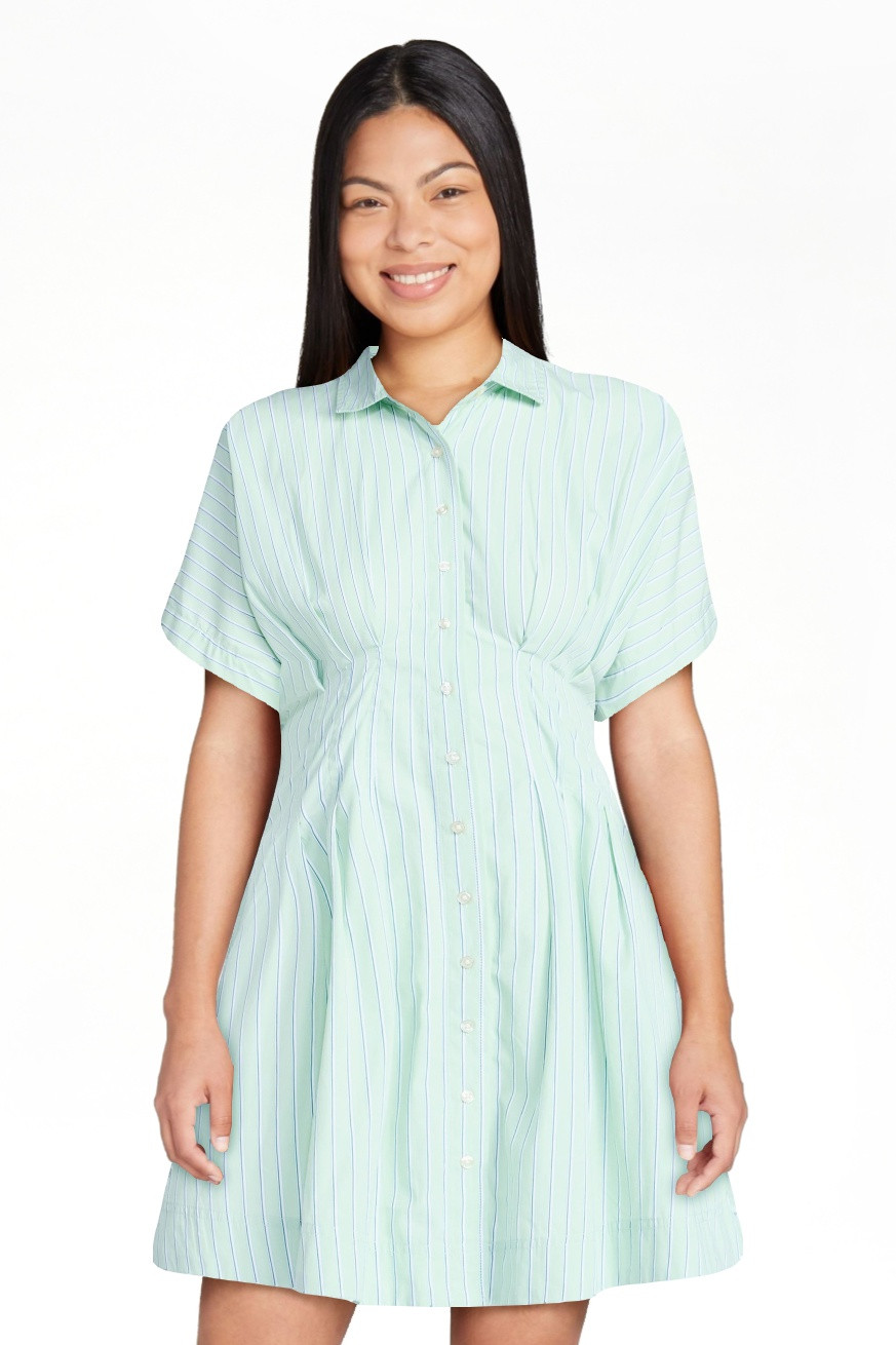 Free Assembly Women's Short Sleeve Corset Mini Dress, Sizes XS-XXL | Walmart (US)