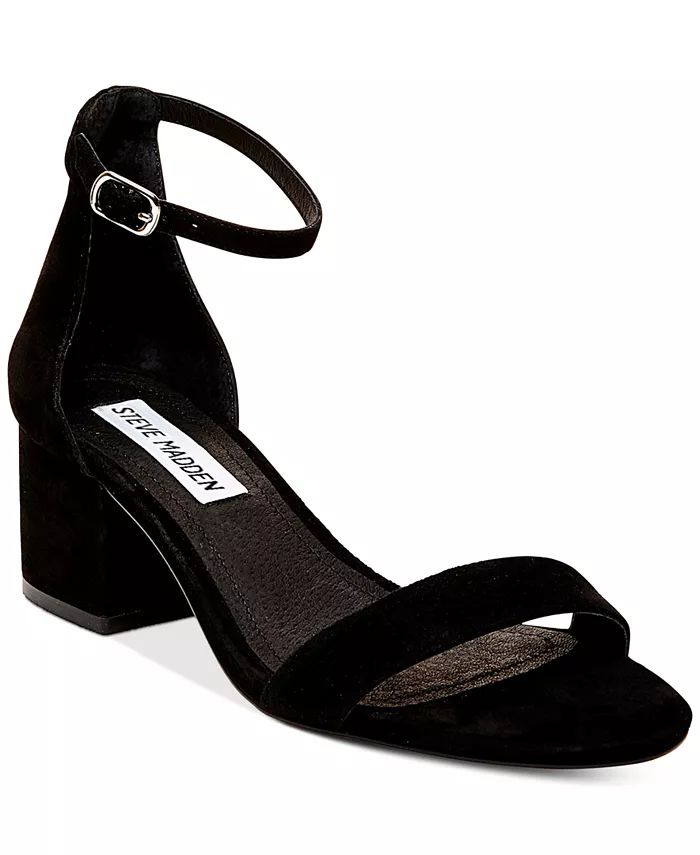 Steve Madden Women's Irenee Two-Piece Block-Heel Sandals - Macy's | Macy's
