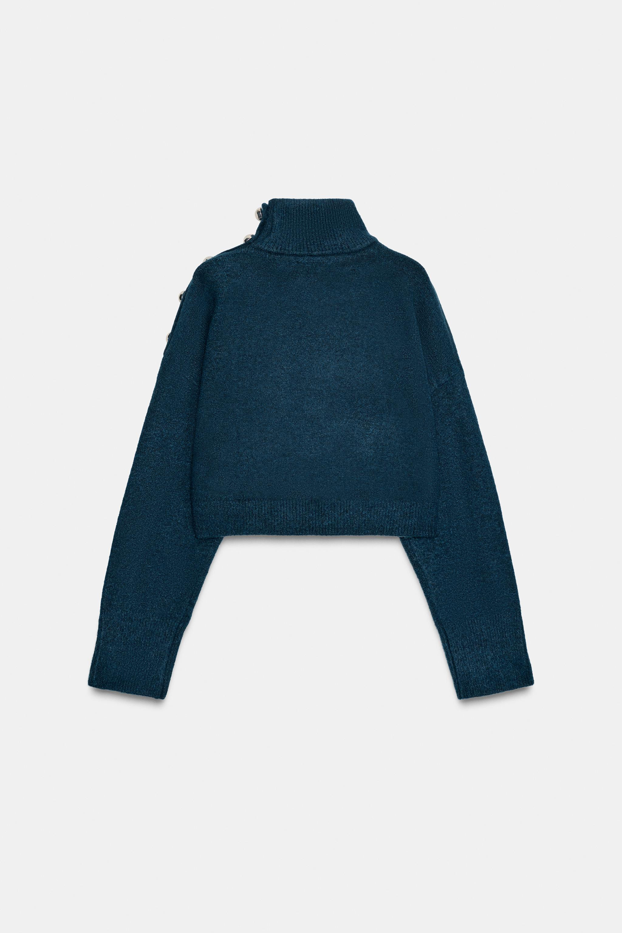 SOFT KNIT BUTTON SWEATER | Zara US