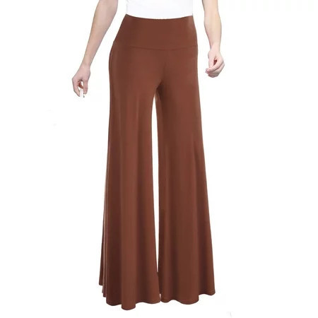Made by Johnny Women s Chic Palazzo Lounge Pants L RUST | Walmart (US)