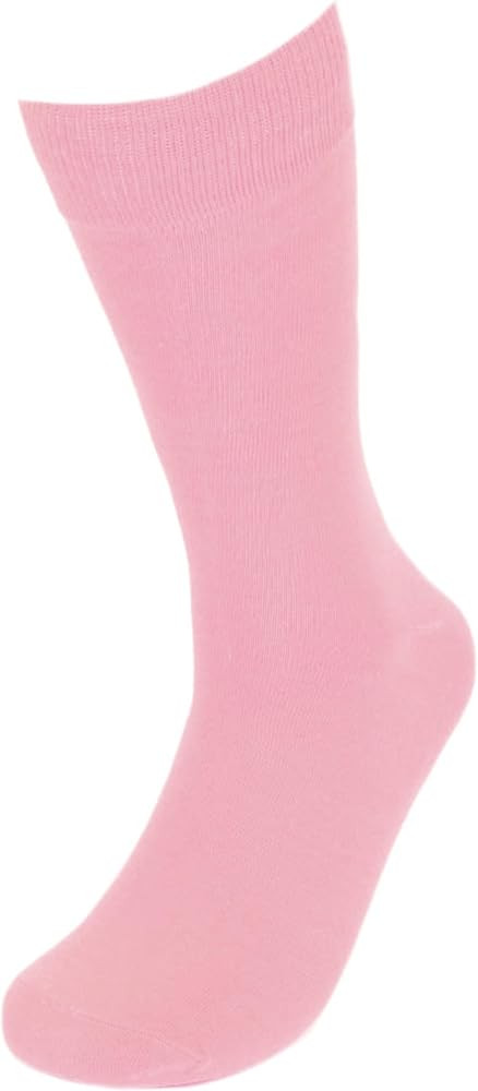 Feraricci Solid Color Casual Dress Socks for Men - Colorful & Comfortable Crew Socks | Amazon (US)
