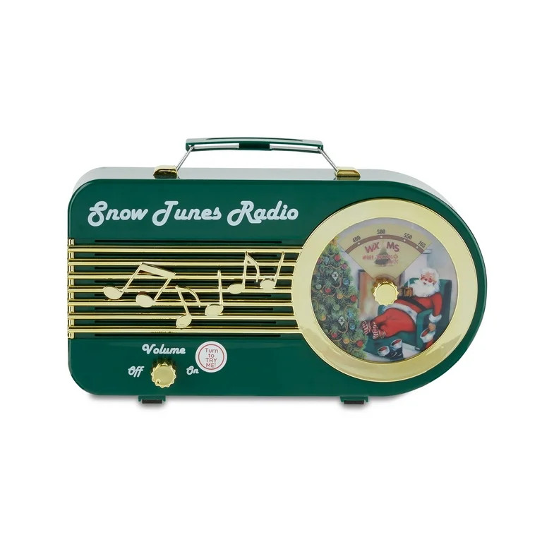 Mr. Christmas Snow Tunes Christmas Radio Animated Decor | Walmart (US)