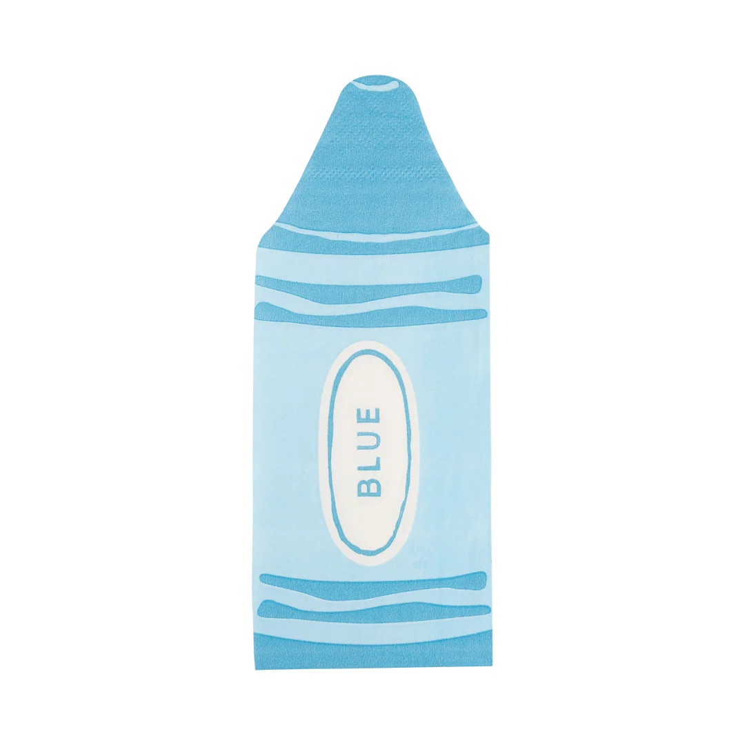 Crayon Shaped Dinner Napkin Set | My Mind's Eye