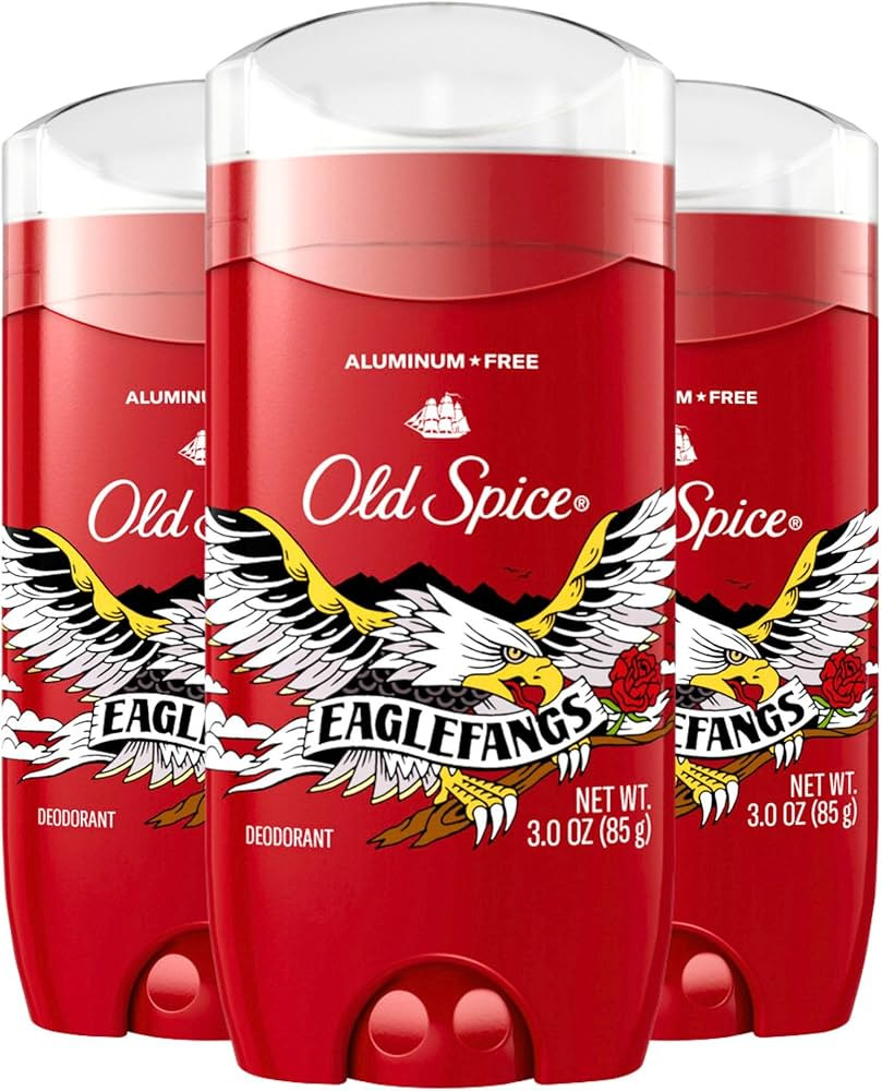 Old Spice Aluminum Free Deodorant for Men, Eaglefangs, (Pack of 3) | Amazon (US)