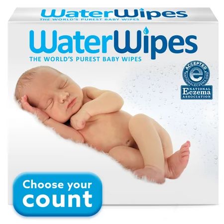 WaterWipes Sensitive Baby Wipes, Unscented Baby Wipe, 540 Count (9 Packs of 60) | Walmart Online Grocery
