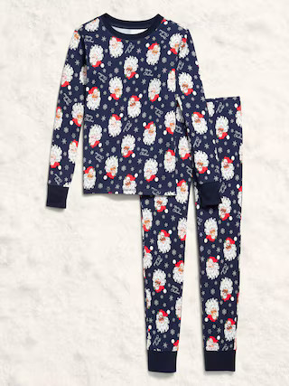 Gender-Neutral Snug-Fit Graphic Pajama Set for Kids | Old Navy (US)