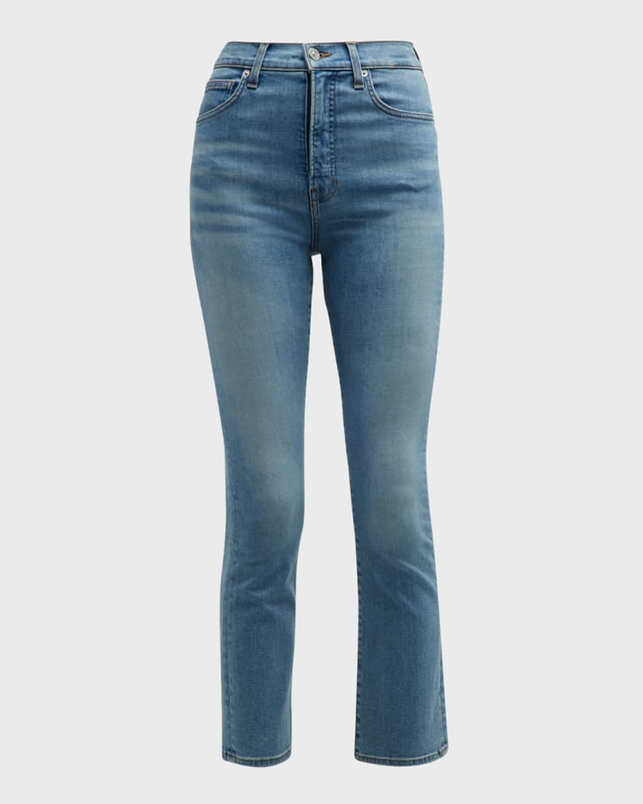 Veronica Beard Jeans Carly Kick Flare Ankle Jeans | Neiman Marcus