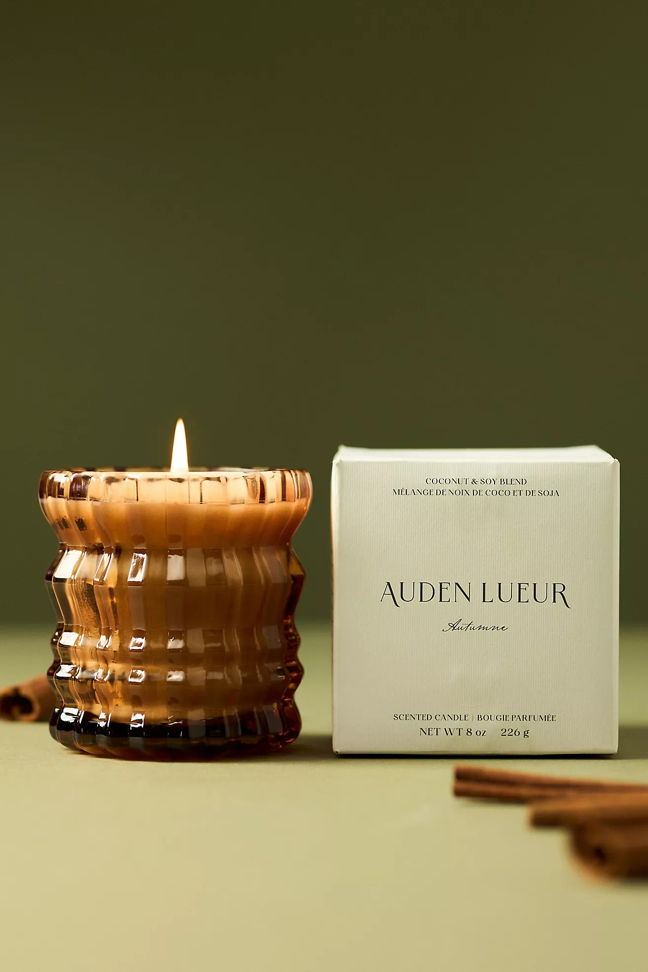 Auden Lueur Autumne Boxed Glass Candle | Anthropologie (US)