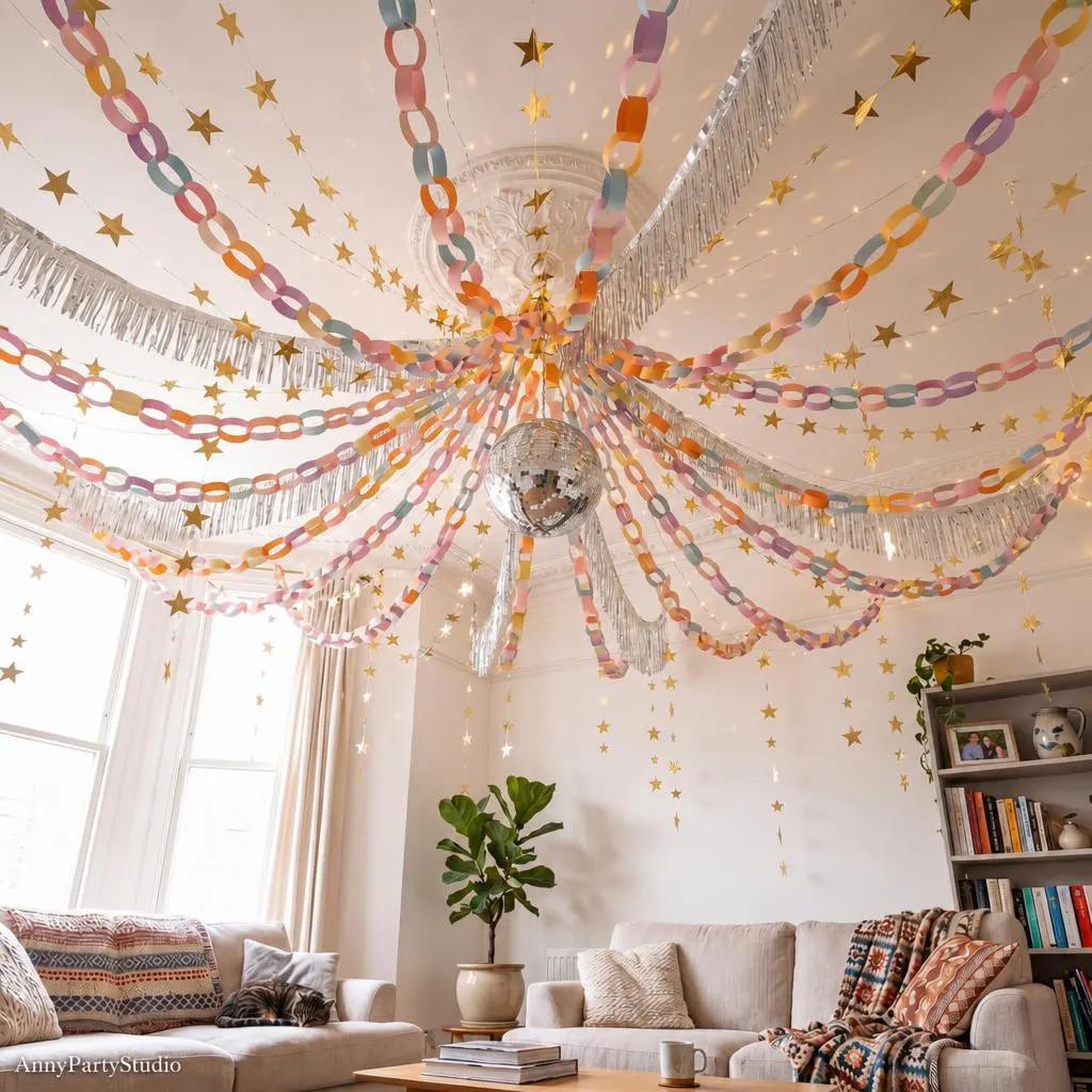 307 Piece Pastel Paper Chain Garland Kit-Colorful Birthday Party Decorations | Etsy (Global)