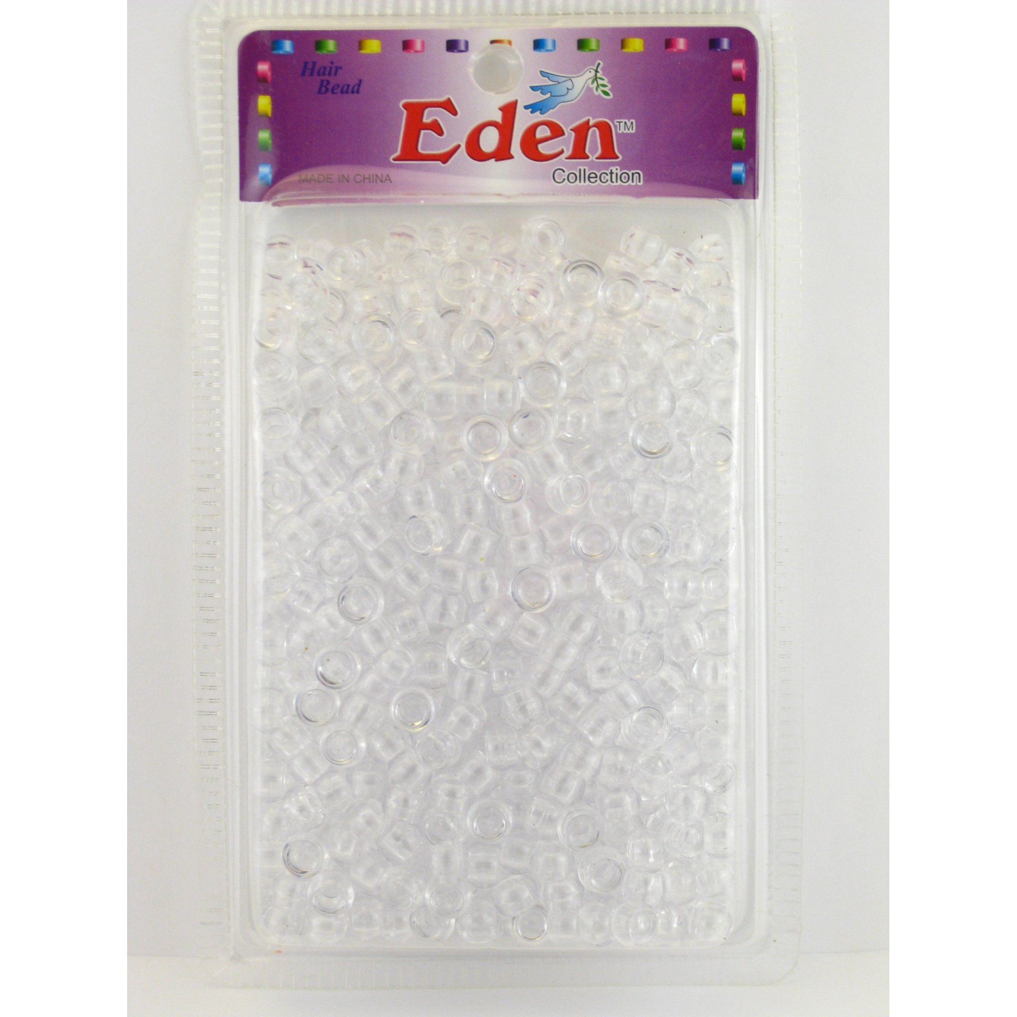 Eden Pony Braiding Hair Beads - Approximately 700 Pcs. (Clear) | Walmart (US)