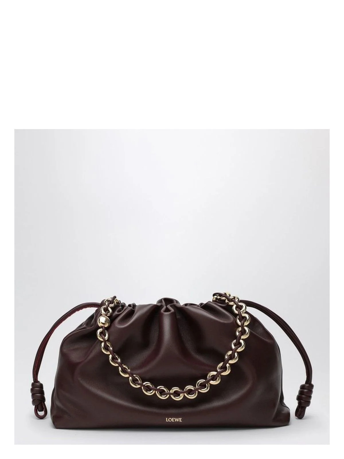 Loewe Women's Big Flamenco Purse Dark Bag in Burgundy | A411FPDX01LE | LOZURI