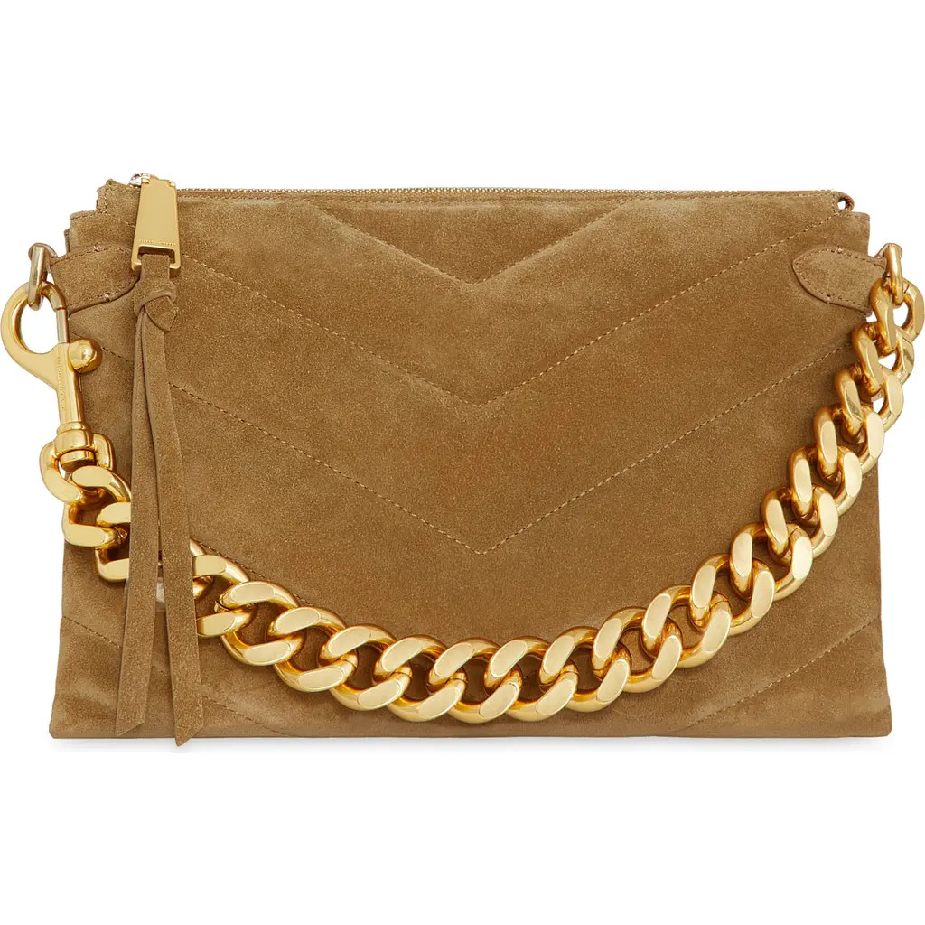 Rebecca Minkoff Edie Maxi Crossbody Bag in Honey at Nordstrom | Nordstrom
