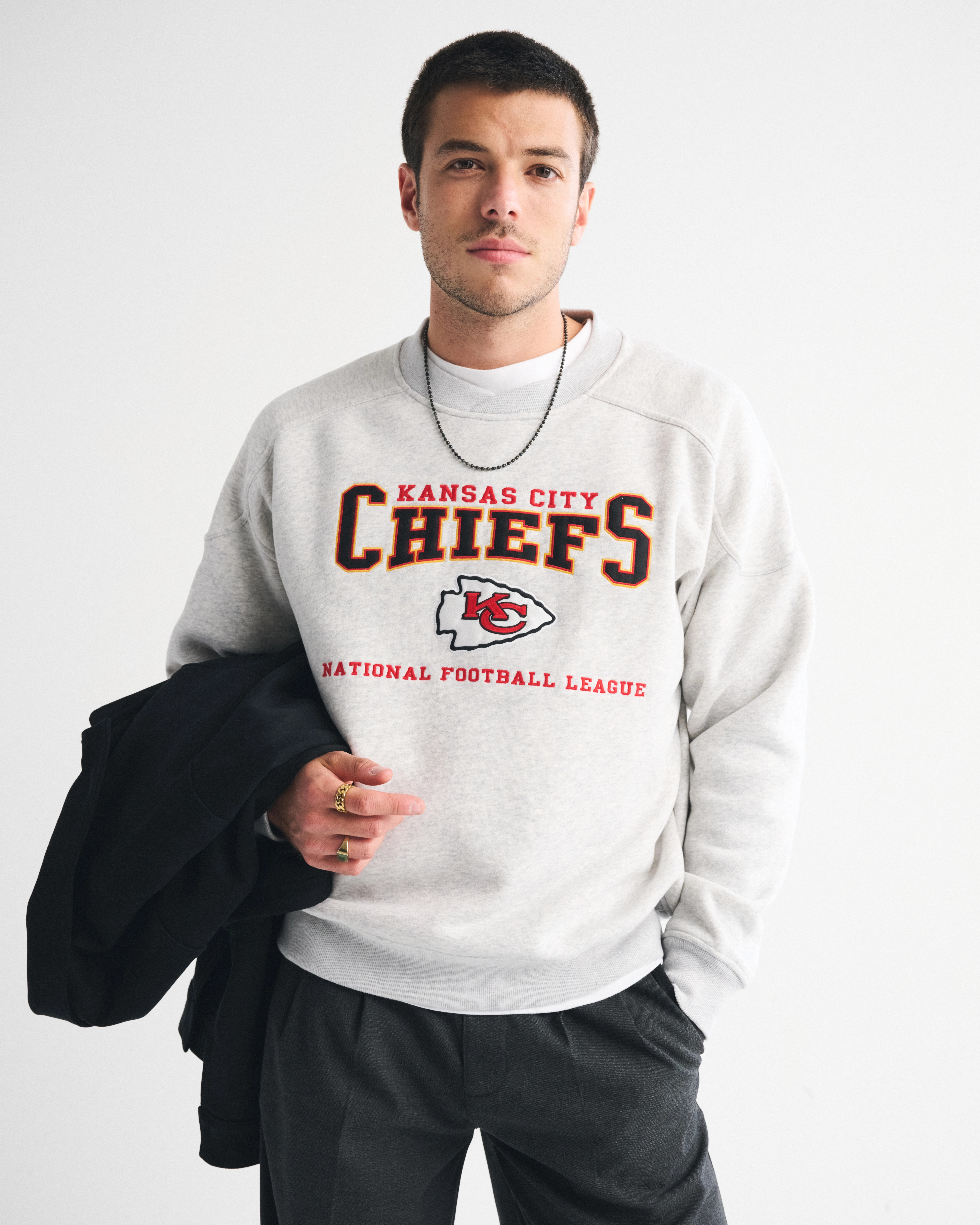 Kansas City Chiefs Graphic Crew Sweatshirt | Abercrombie & Fitch (US)