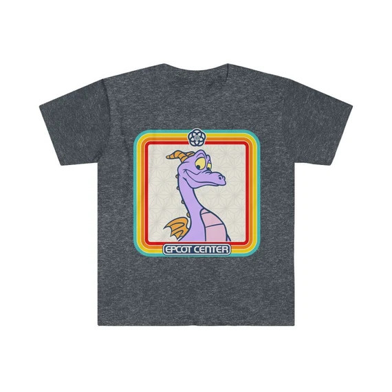 EPCOT Center Figment Rainbow Frame Unisex Softstyle T-shirt | Etsy | Etsy (US)