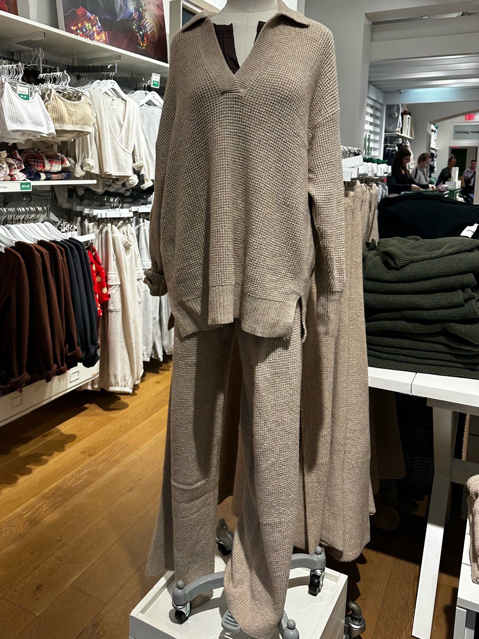 Softest waffle knit set to lounge in!! I do xxl in pants and xl in top! 

#LTKCyberWeek #LTKfindsunder100 #LTKstyletip