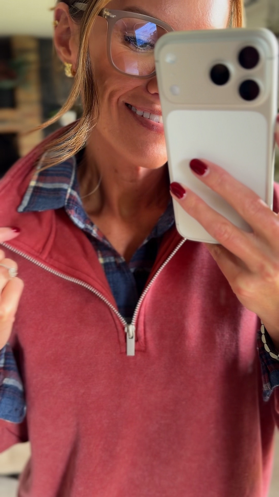 These men section finds exceeding my expectations. 
Pullover/ medium
Button down/ small
Leggings/ medium

#LTKSeasonal #LTKOver40 #LTKootd