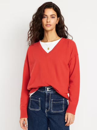 SoSoft Lite Loose V-Neck Sweater | Old Navy (US)