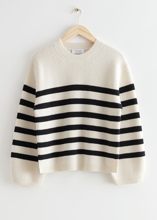 Striped Crewneck Knit Jumper | & Other Stories (EU + UK)