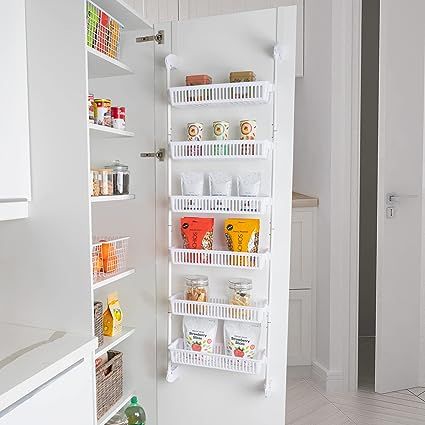Smart Design Over-the-Door Organizer for Storage – Perfect for Pantry Organization, Bedroom, Ba... | Amazon (US)