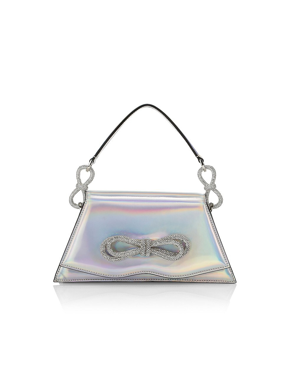 MACH & MACH Samantha Iridescent Leather Top Handle Bag | Saks Fifth Avenue