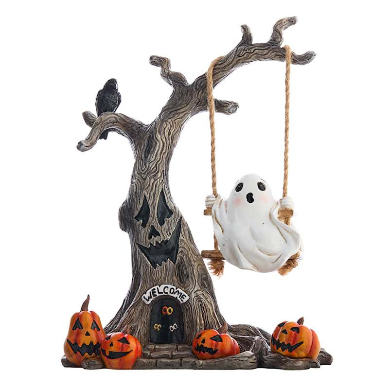 Happy Haunting Tree with Companion, 11" | At Home