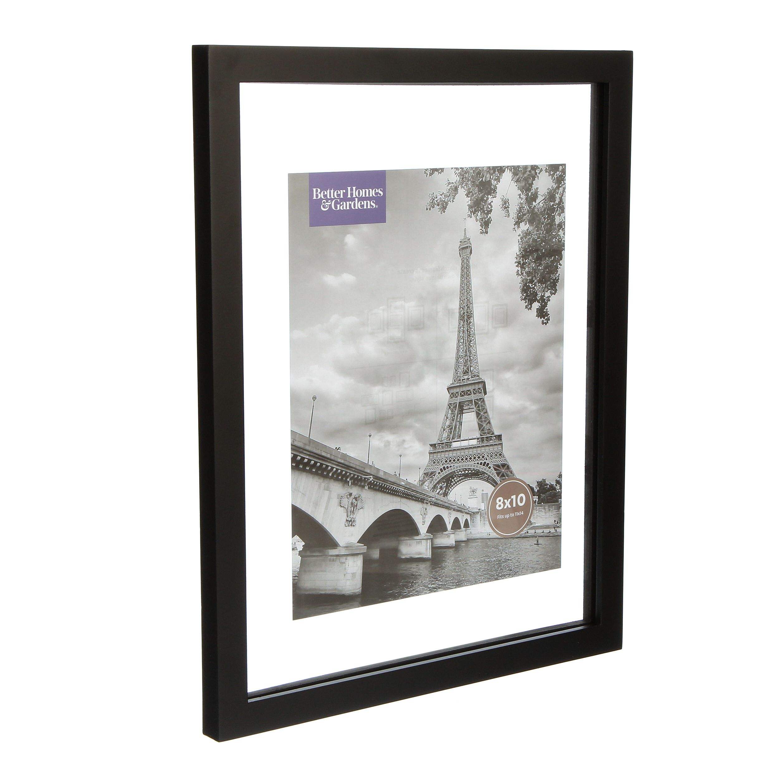 Mainstays 11x14 Wide Float Picture Frame, Black Finish | Walmart (US)