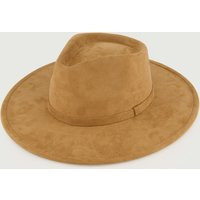 Cowboyhut, breite Krempe, Veloursleder-Optik | Happy Size - DE