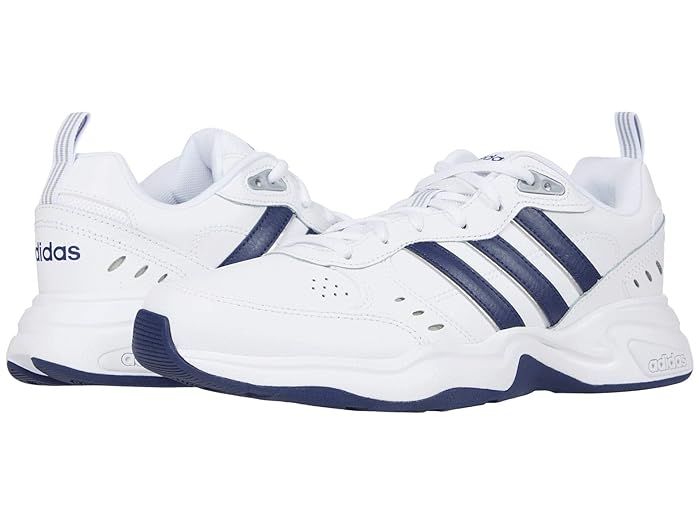 adidas Running Strutter (Footwear White/Dark Blue/Matte Silver) Men's Shoes | Zappos